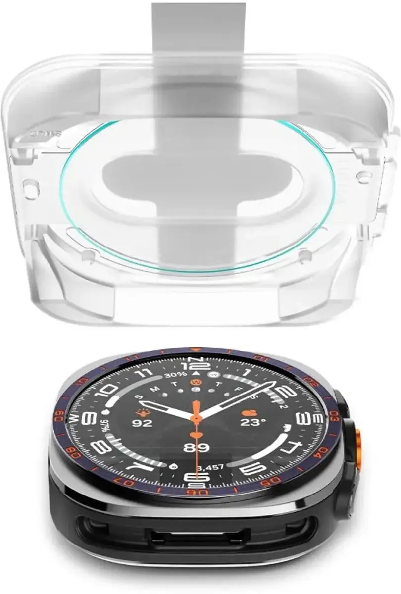 Spigen Tempered Glass Samsung Galaxy Watch Ultra 2 - 2 Stuks - afbeelding 5 van 6