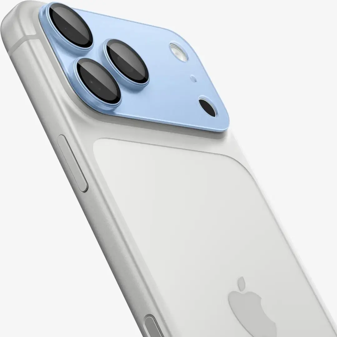 Spigen AGL12037 Camera Beschermer - iPhone 18 Pro - 9H Glas - Lichtblauw - afbeelding 4 van 6