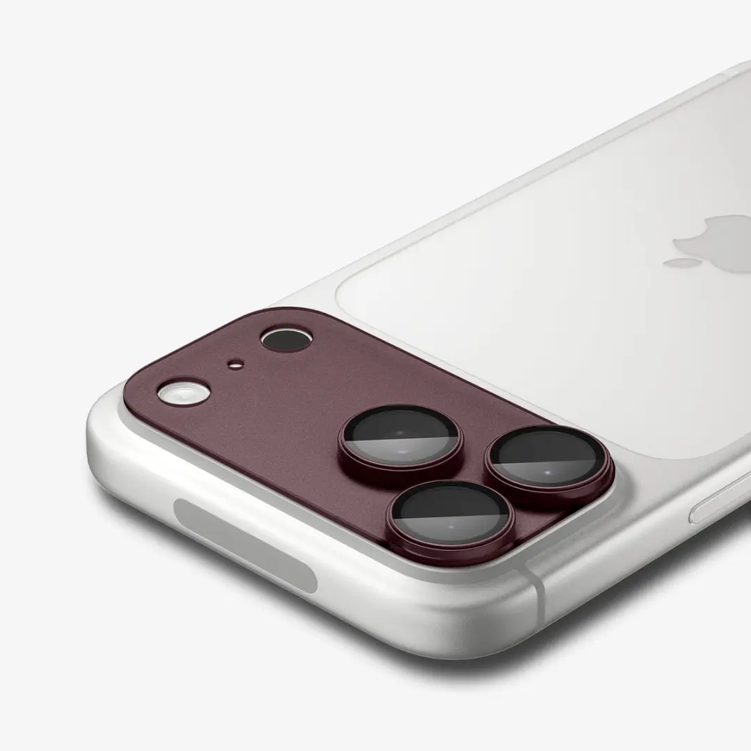 Spigen AGL12040 Glas Beschermer iPhone 18 Pro Max - 9H - Burgundy - afbeelding 2 van 6