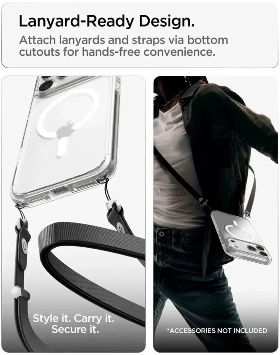 Spigen Ultra Hybrid MagFit ACS12118 Hoesje - iPhone 18 Pro Max/17 Pro Max - Wit - afbeelding 4 van 6