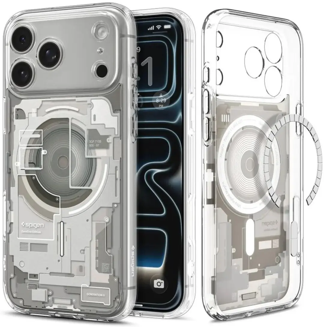 Spigen Ultra Hybrid MagFit Hoesje ACS12127 - iPhone 17/18 Pro Max - Transparant - afbeelding 3 van 6