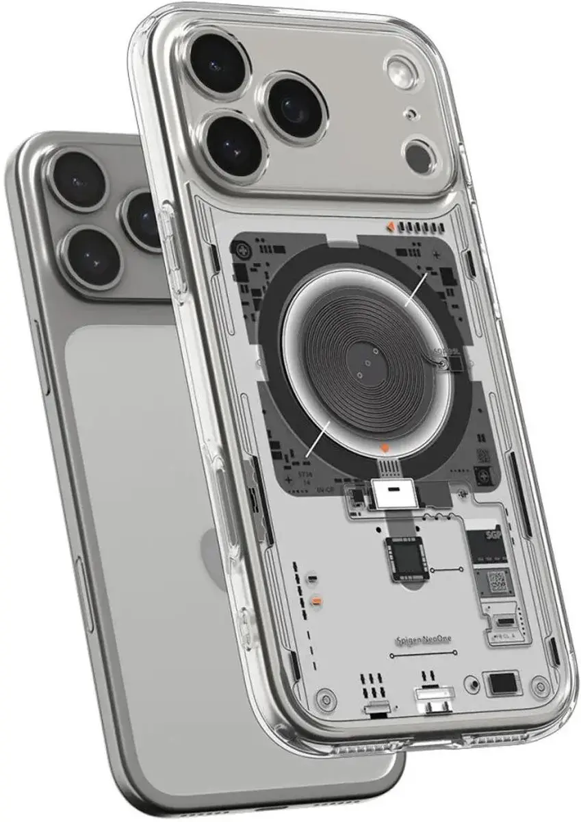 Spigen Ultra Hybrid MagFit Hoesje ACS12129 - iPhone 18/17 Pro Max - Transparant - afbeelding 6 van 6