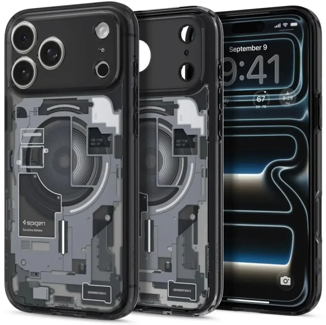 Spigen Ultra Hybrid MagFit ACS12128 Hoesje - iPhone 17/18 Pro Max - Zwart