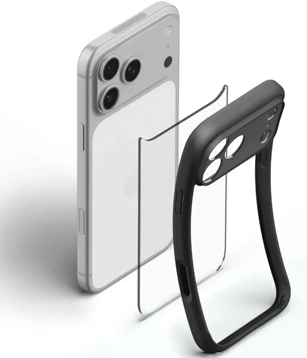 Spigen Ultra Hybrid Hoesje ACS12154 - iPhone 17/18 Pro - Zwart - afbeelding 2 van 6