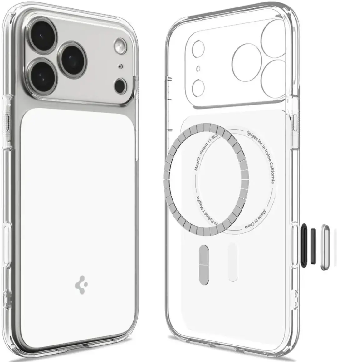 Spigen Ultra Hybrid T MagFit iPhone 17/18 Pro Hoesje - MagSafe - Wit - afbeelding 2 van 6