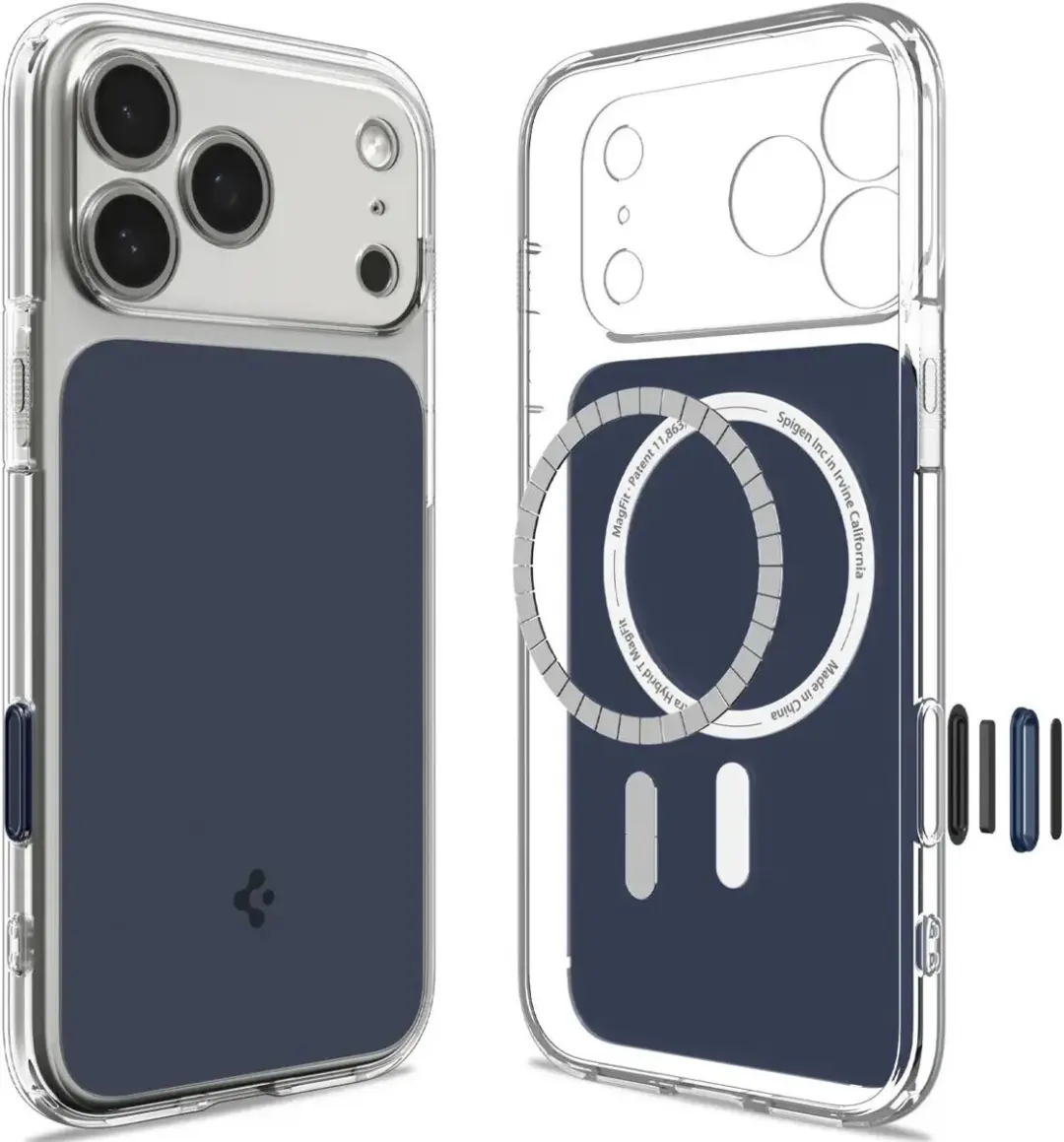 Spigen Ultra Hybrid T MagFit iPhone 18 Pro/17 Pro Hoesje - Blauw - ACS12172 - afbeelding 2 van 6