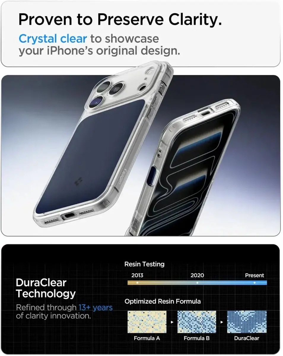 Spigen Ultra Hybrid T MagFit iPhone 18 Pro/17 Pro Hoesje - Blauw - ACS12172 - afbeelding 3 van 6