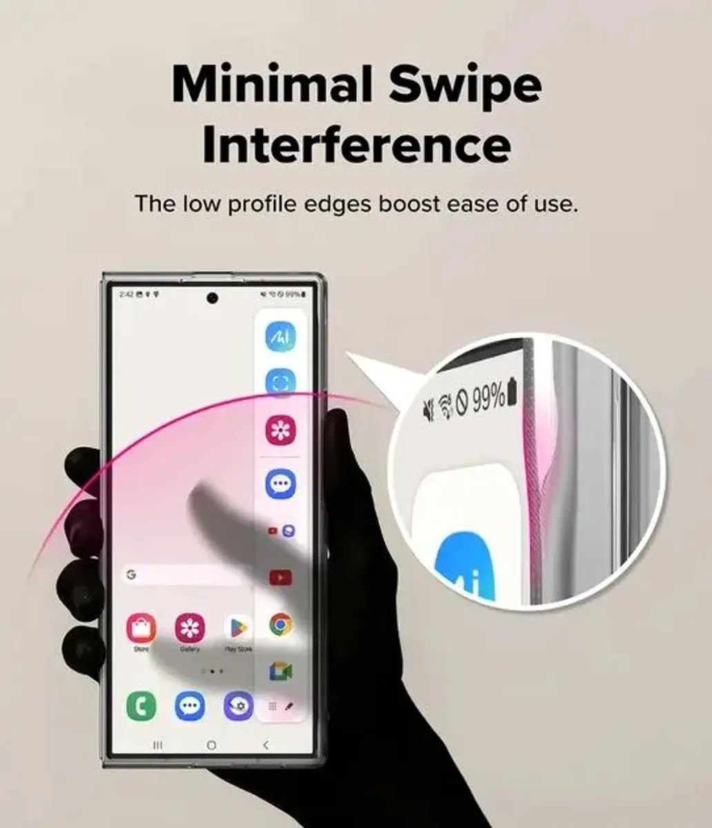 Ringke Slim Magnetic Hoesje Samsung Galaxy Z Fold8 Ultra - Transparant - afbeelding 3 van 6