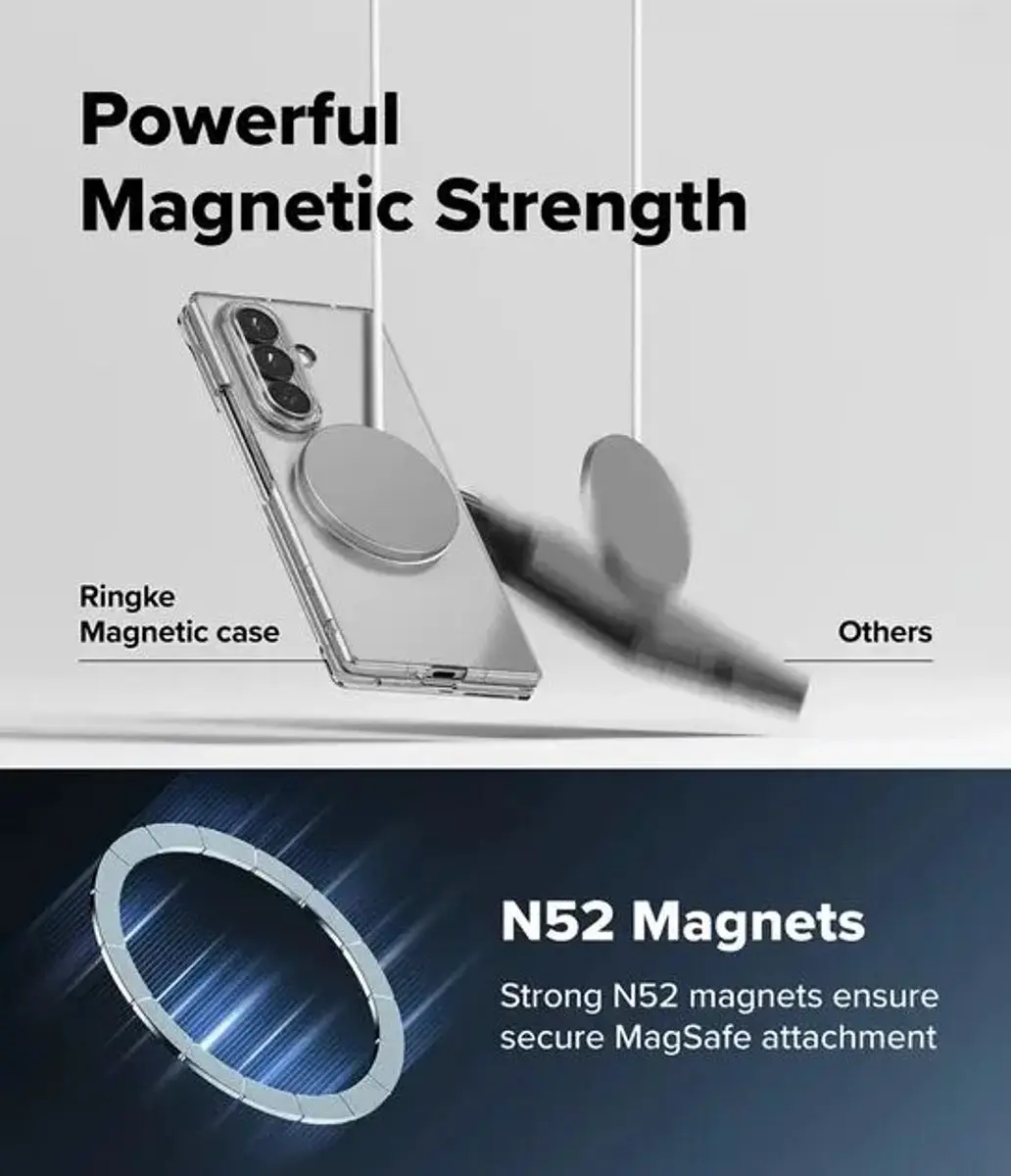 Ringke Slim Magnetic Hoesje Samsung Galaxy Z Fold8 Ultra - Transparant - afbeelding 6 van 6