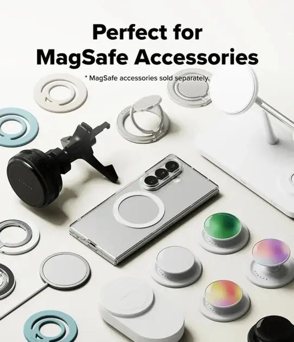 Ringke Slim Magnetic Hoesje Samsung Galaxy Z Fold8 Ultra - Transparant - afbeelding 2 van 6