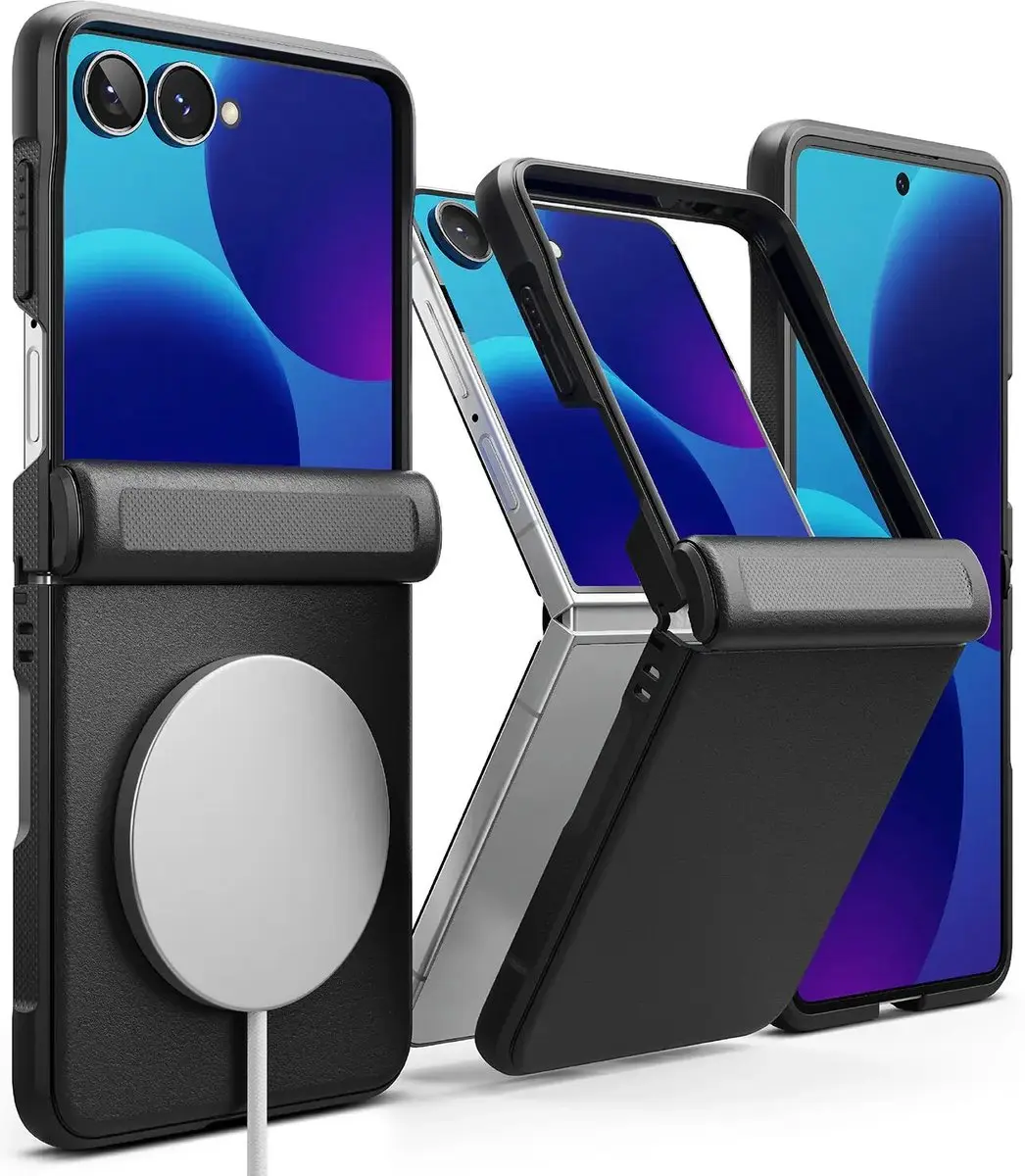 Ringke Onyx Flap Magnetic Hoesje Zwart
