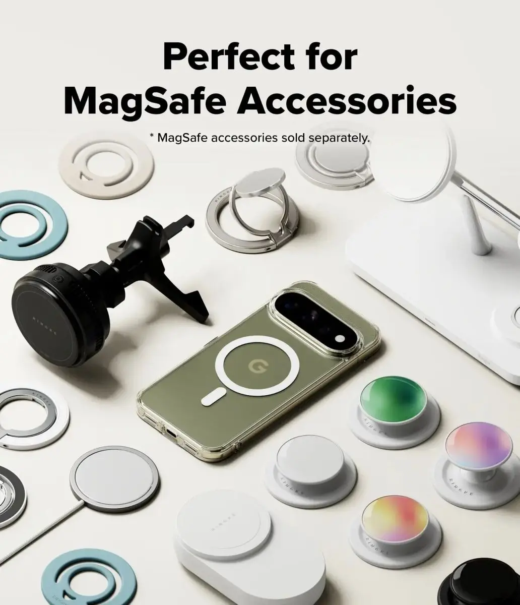 Ringke Fusion Magnetic Hoesje Google Pixel 11 Pro XL - Transparant - afbeelding 2 van 6
