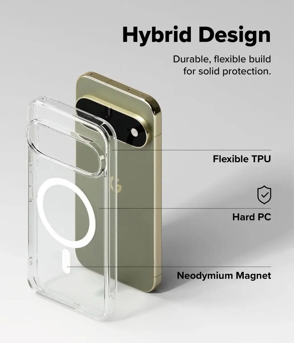 Ringke Fusion Magnetic Hoesje Google Pixel 11 Pro XL - Transparant - afbeelding 3 van 6