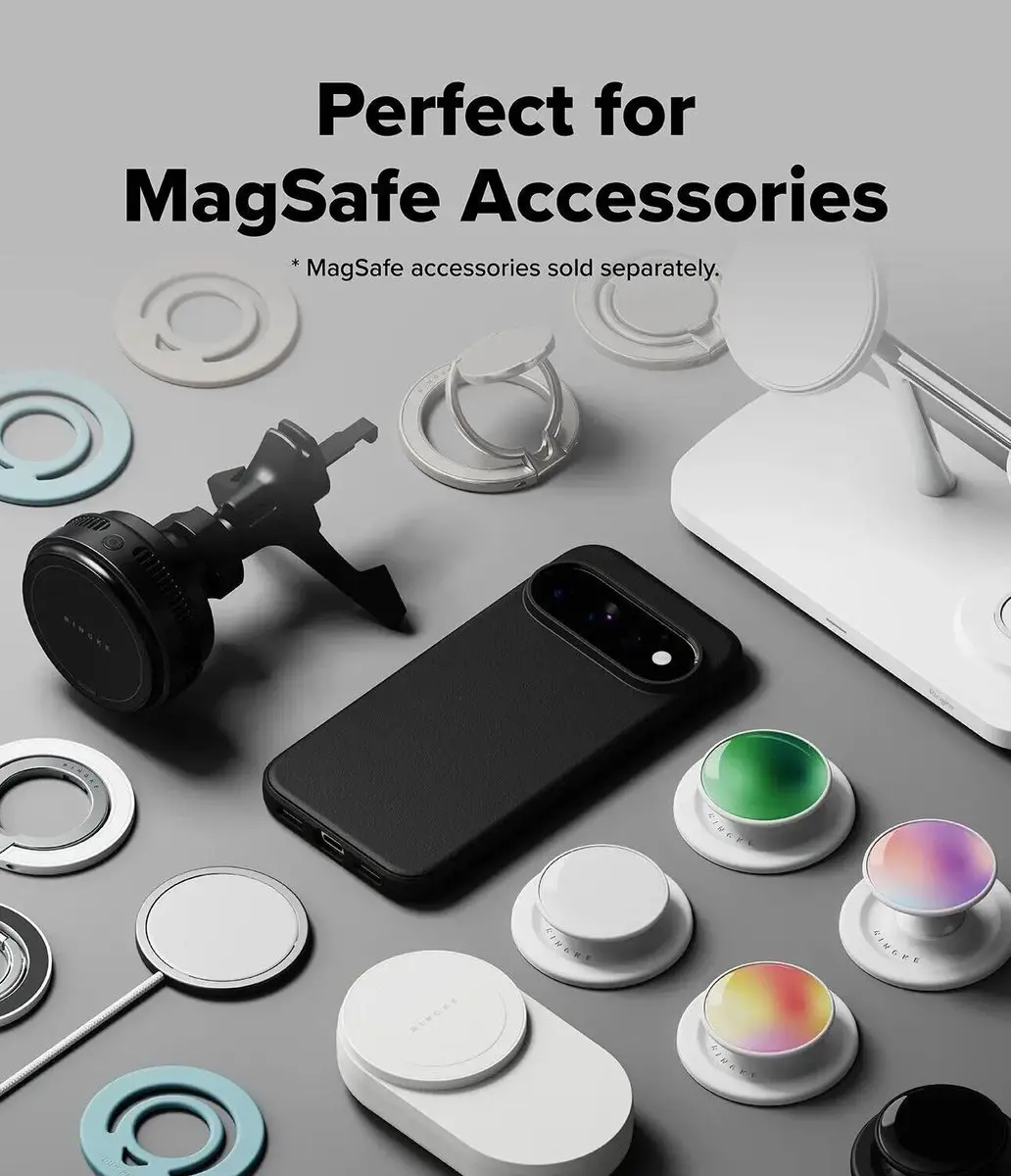 Ringke Onyx Magnetic Hoesje - Google Pixel 11 Pro - Zwart - afbeelding 2 van 6