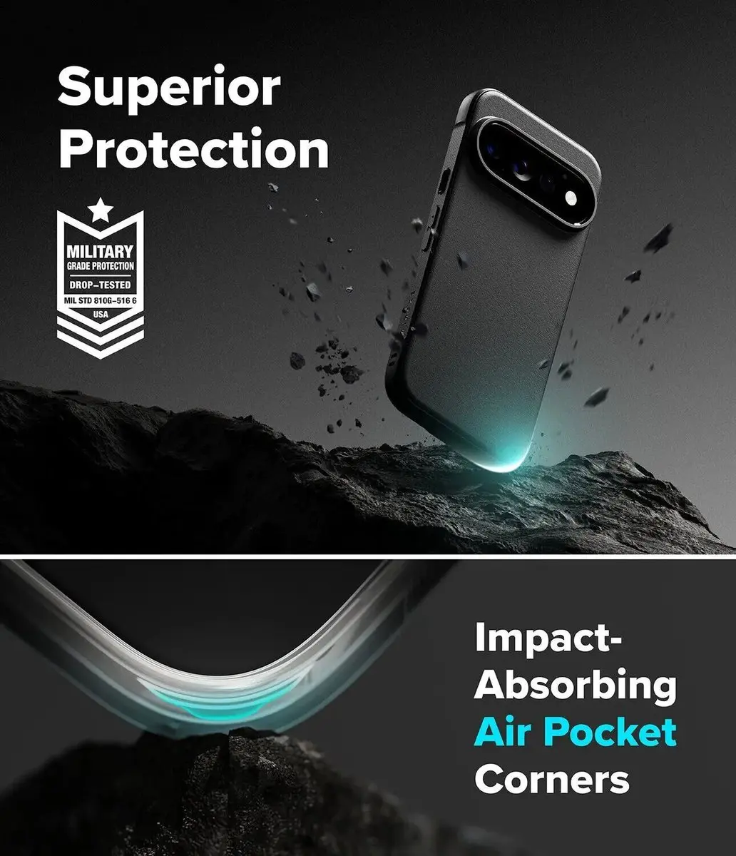Ringke Onyx Magnetic Hoesje - Google Pixel 11 Pro - Zwart - afbeelding 6 van 6