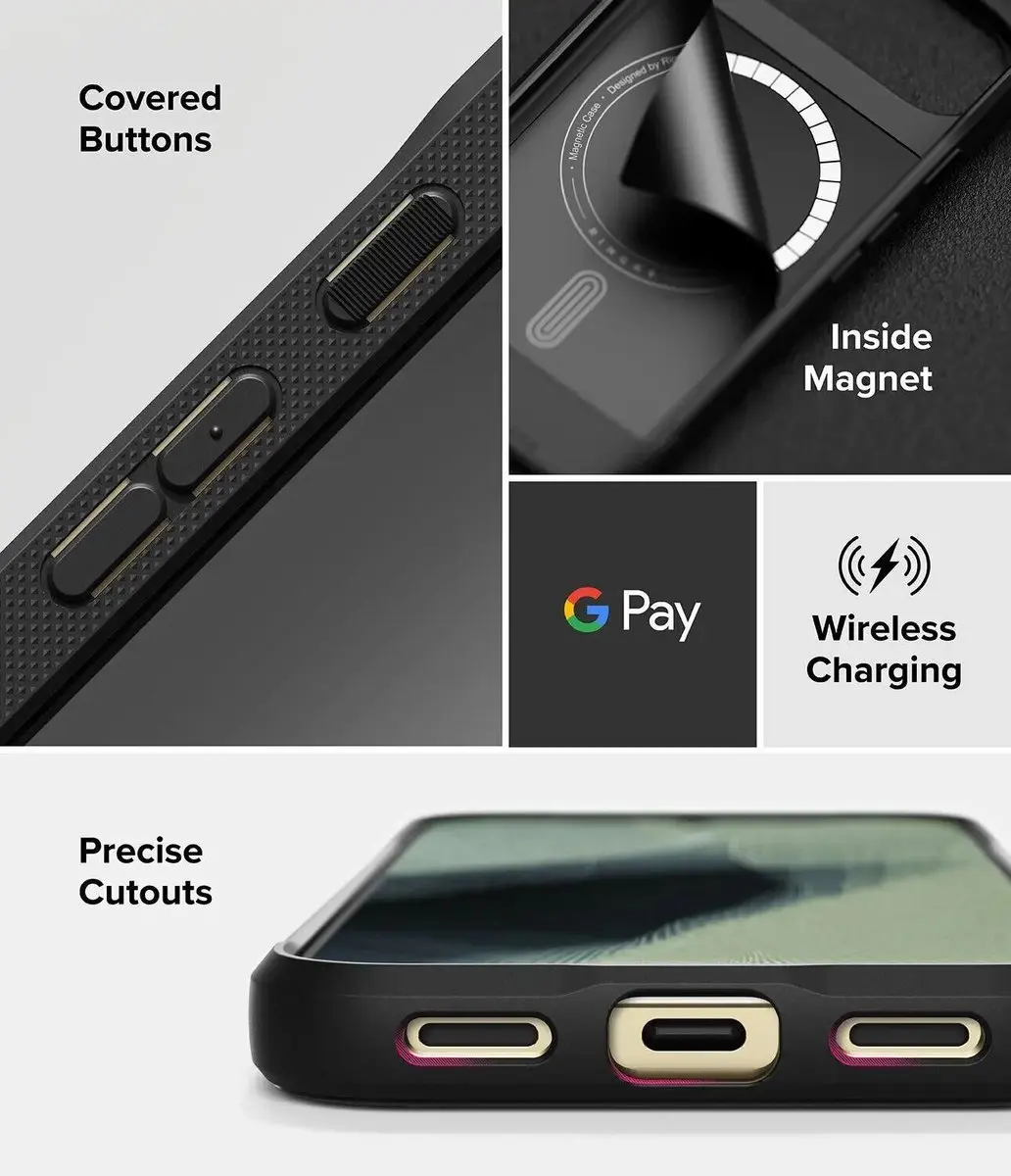 Ringke Onyx Magnetic Hoesje Google Pixel 11 Pro - Groen - afbeelding 4 van 6