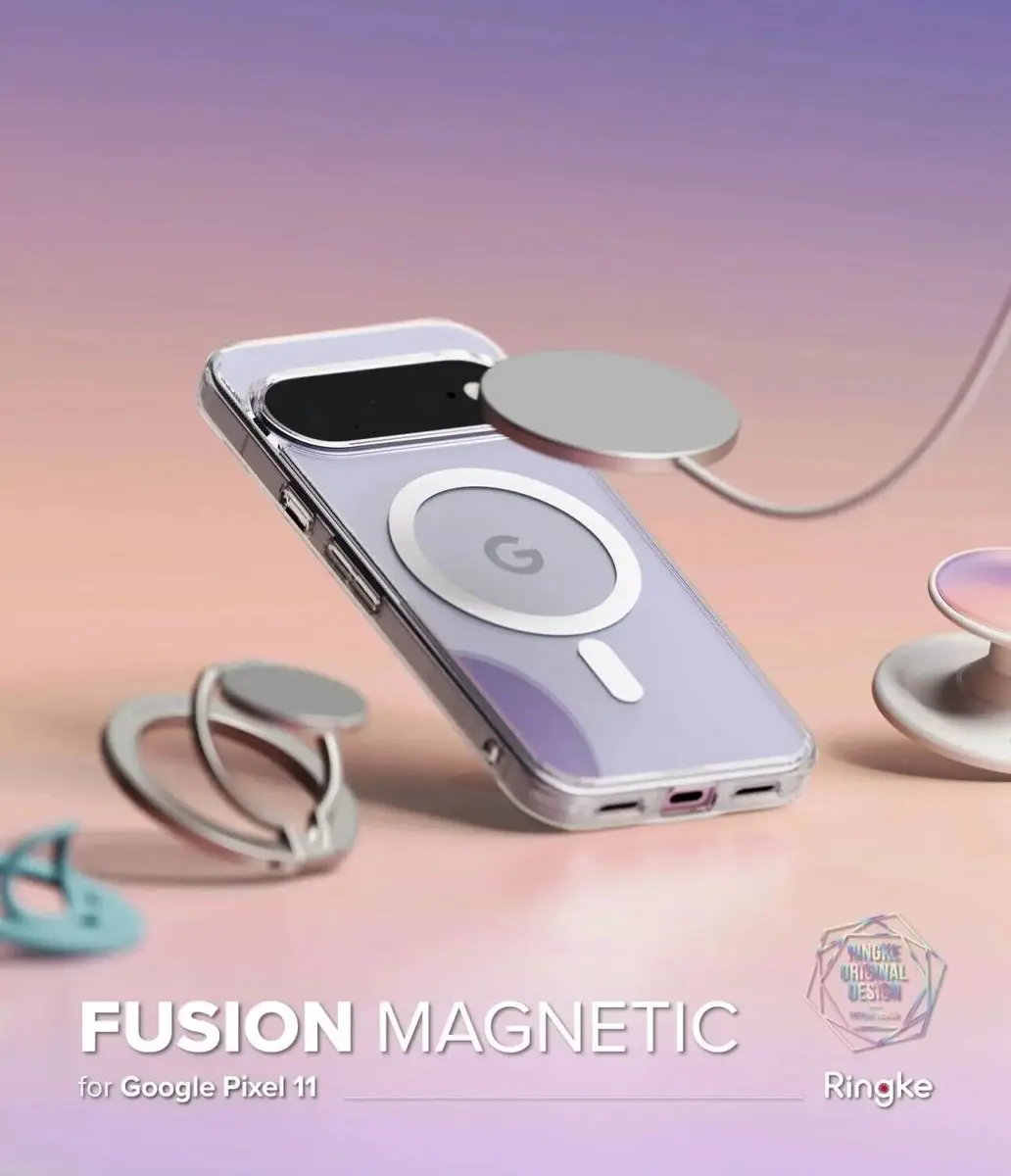 Ringke Fusion Magnetic Hoesje Google Pixel 11 - Transparant - afbeelding 5 van 6