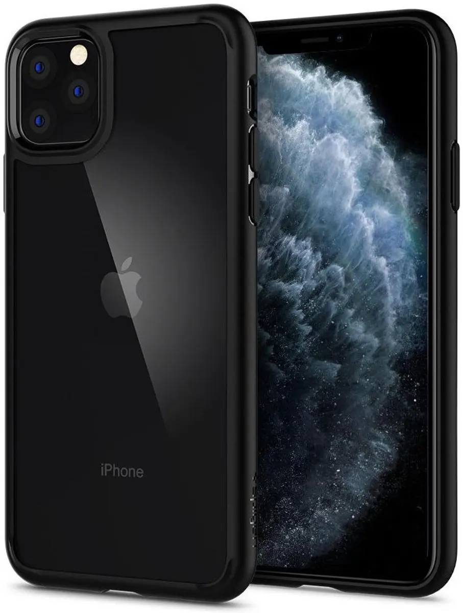 Spigen Ultra Hybrid Hoesje Apple iPhone 11 Pro Max Zwart