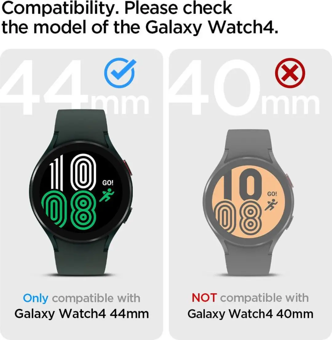 Spigen Ultra Hybrid Galaxy Watch 4 44mm Hoesje - Transparant