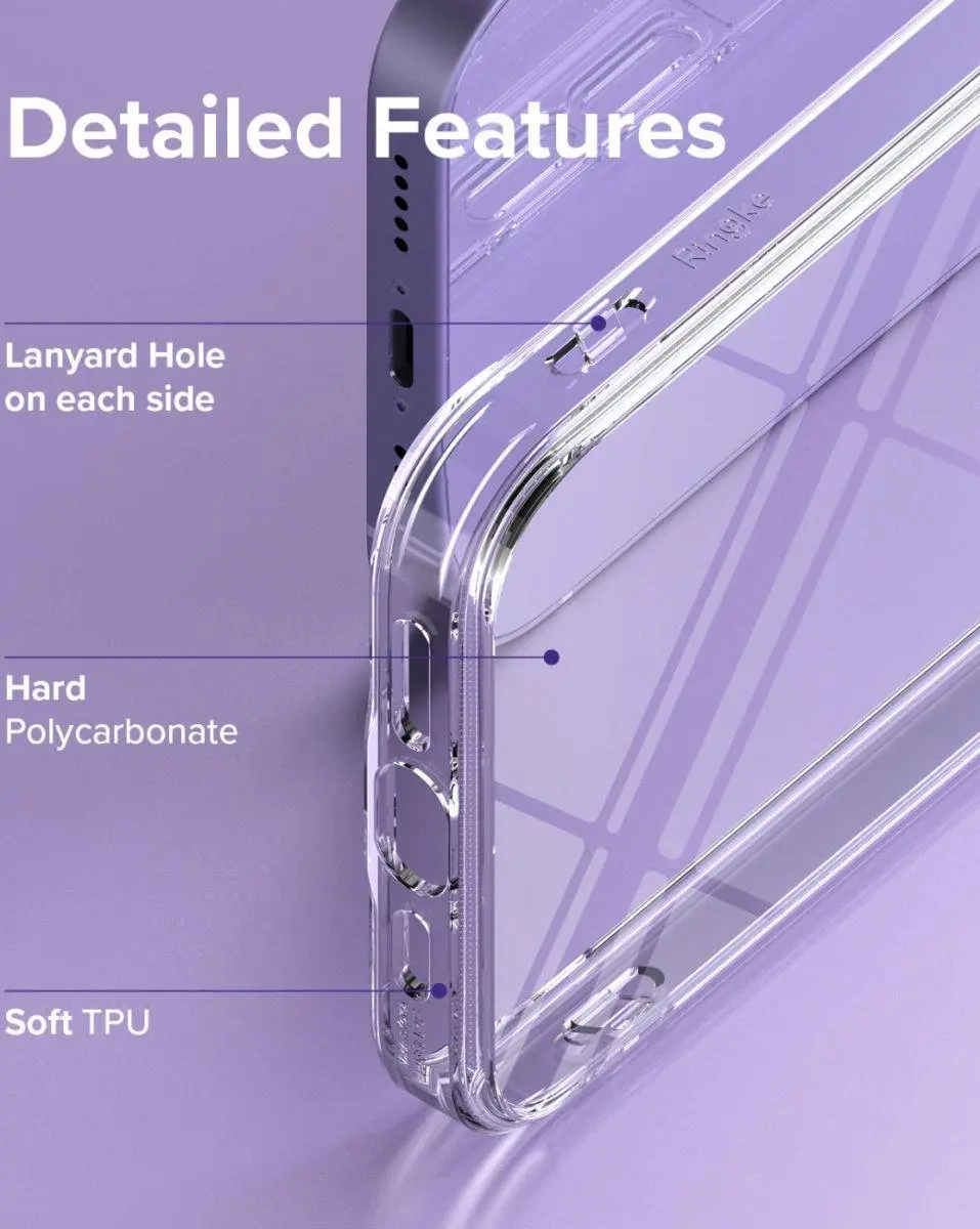 Ringke Fusion Back Cover Transparant voor iPhone 13 - afbeelding 5 van 6