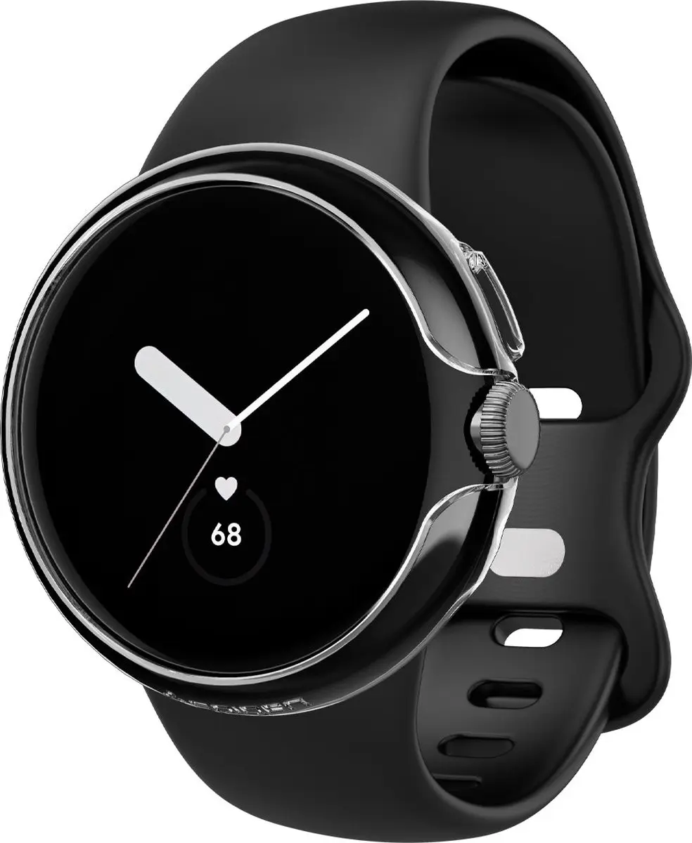 Spigen Thin Fit Kristalheldere Hoes Voor Google Pixel Watch 2.1 Schermbeschermin