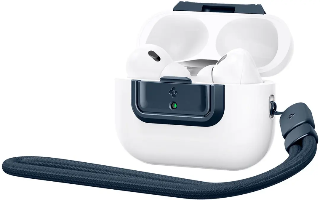 Spigen Lock Fit M Metalen Hoesje - AirPods Pro 2E/1E - Transparent - afbeelding 4 van 6