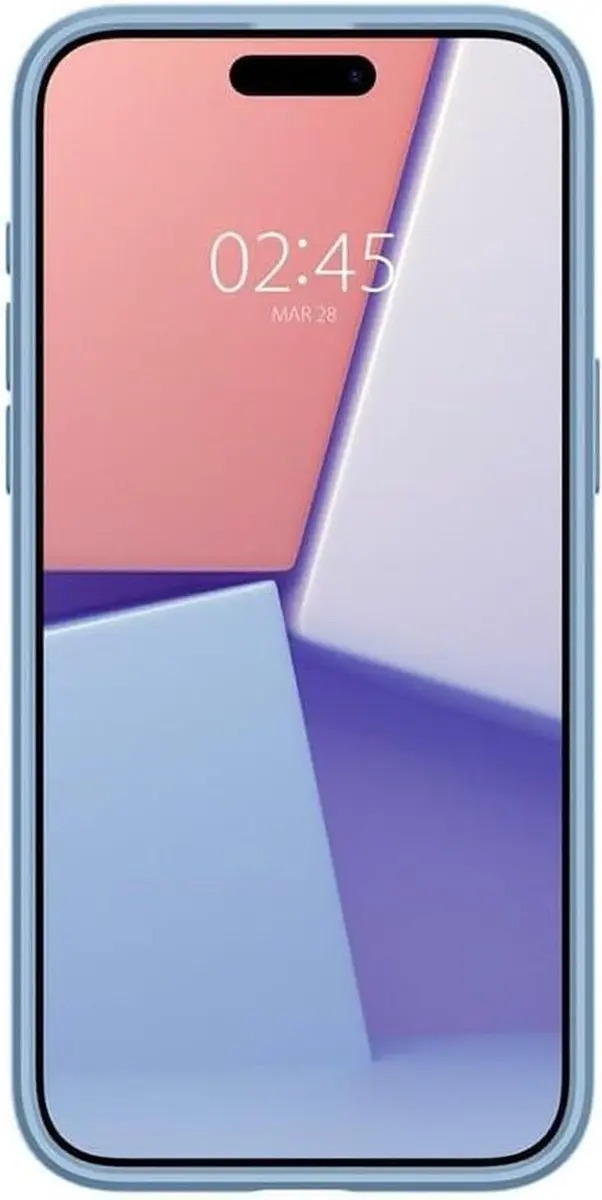 Spigen Crystal Hybrid ACS06447 Hoesje - iPhone 15 Pro Max - Transparant Blauw - afbeelding 3 van 6