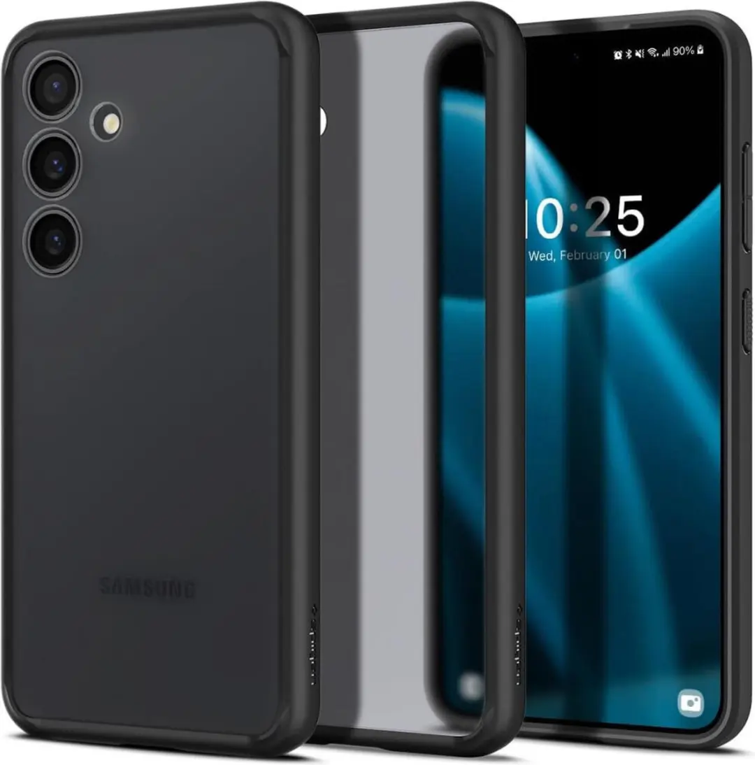 Spigen Ultra Hybrid Hoesje Geschikt voor Samsung Galaxy S24 Back Cover Frost Zwa
