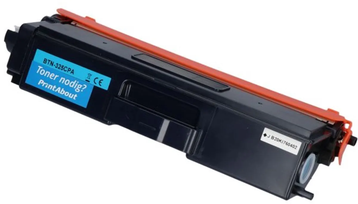 PrintAbout Brother TN-325C Toner Cyaan - 4.500 Pagina's