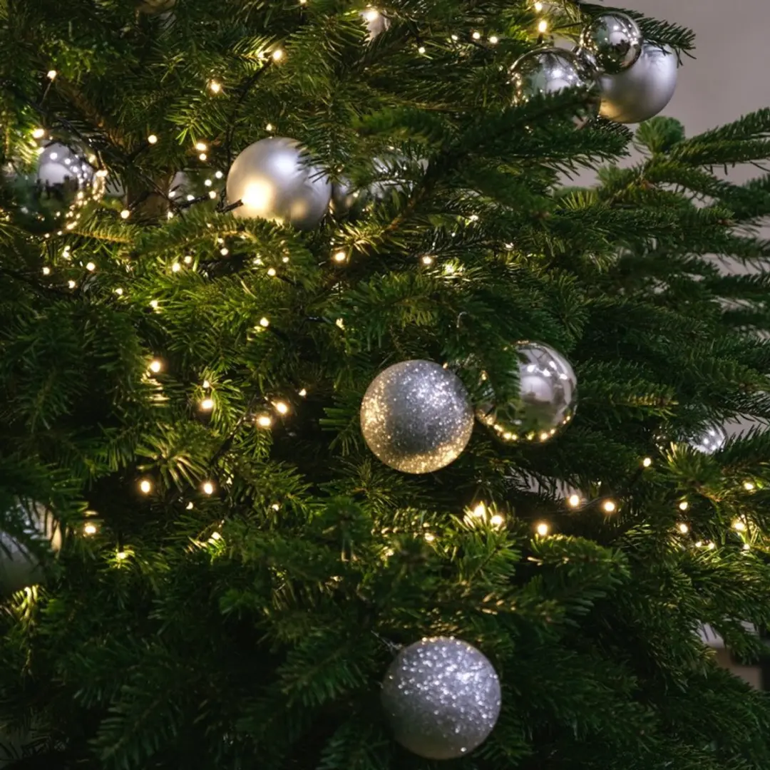 Decoris Kerstballenset Zilver - 100 Stuks - afbeelding 2 van 6