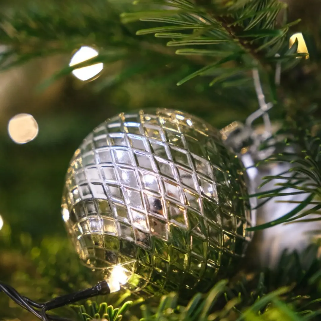 Decoris Kerstballenset Zilver - 100 Stuks - afbeelding 5 van 6