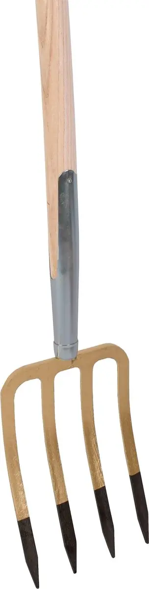 Talen Tools Spitvork Essenhouten Steel 4 Tanden 85cm - afbeelding 3 van 3