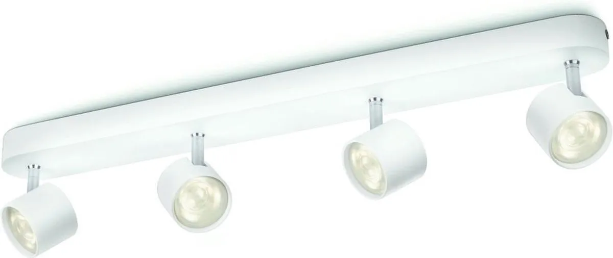 Philips Star Opbouwspot 4-lichts - Wit