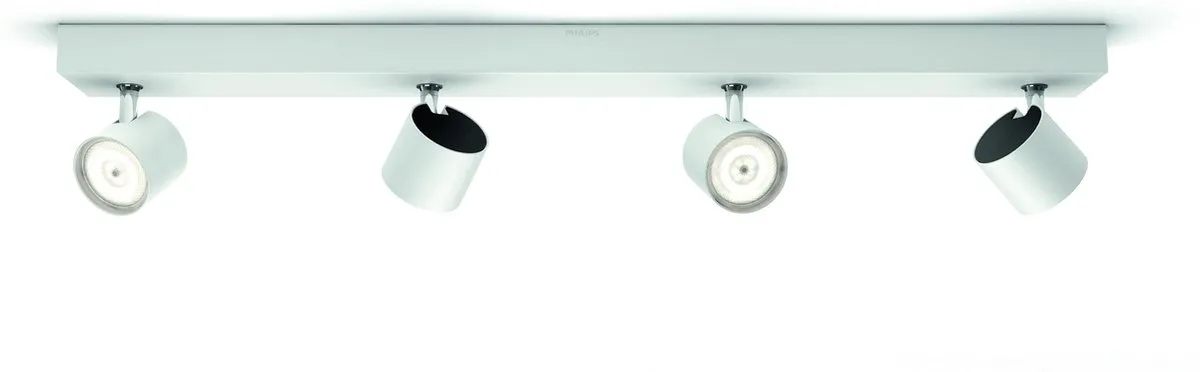 Philips Star Opbouwspot 4-lichts - Wit