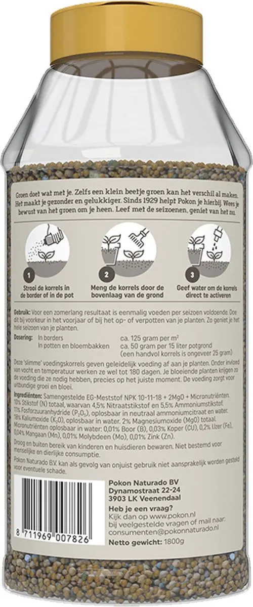 Pokon Terras & Balkon Plantenvoeding 1800g - Osmocote - afbeelding 2 van 5