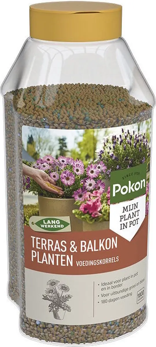 Pokon Terras & Balkon Plantenvoeding 1800g - Osmocote - afbeelding 5 van 5