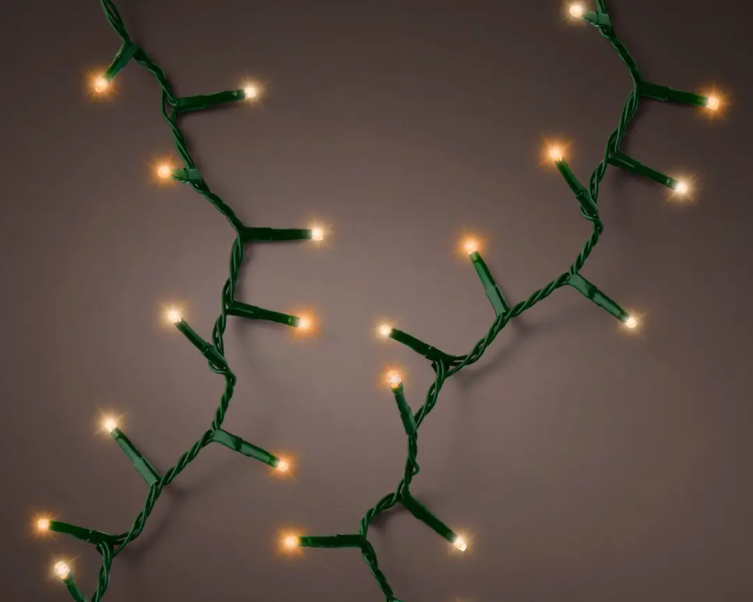 Lumineo LED Kerstverlichting Groene Kabel Warm Wit 1000 LED