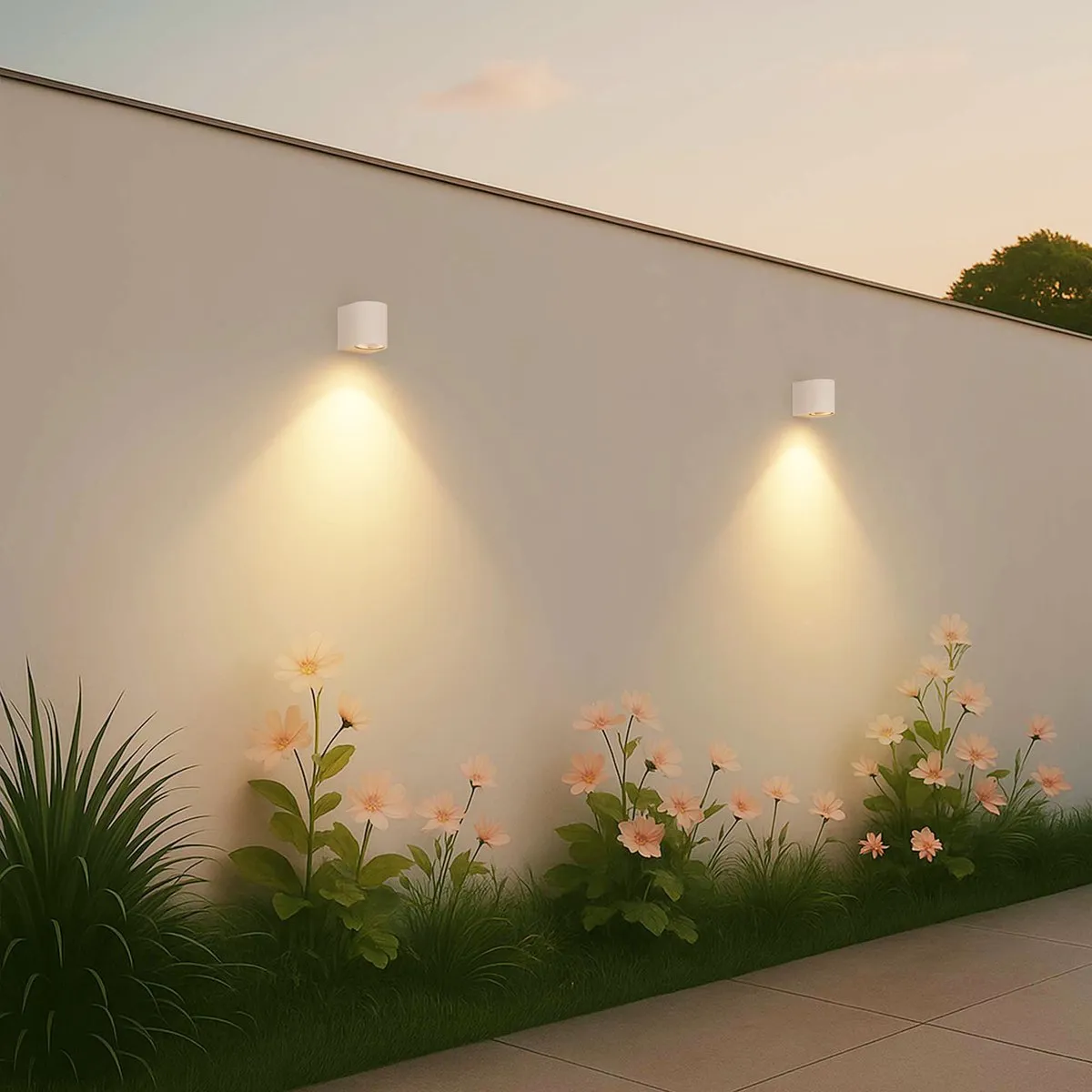 LEDVION Sacramento Wandlamp GU10 15W - Beige