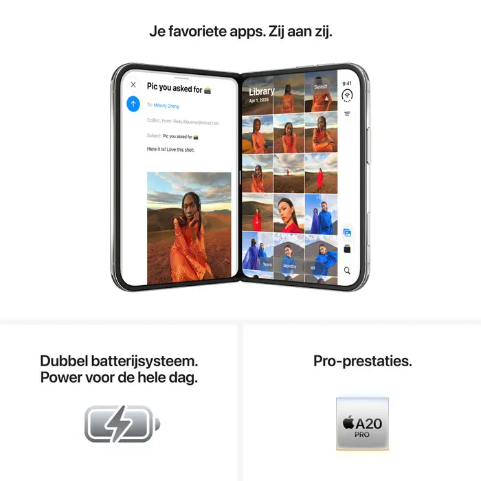 Apple iPhone Duo - 1TB - Sterrenwit - afbeelding 4 van 6