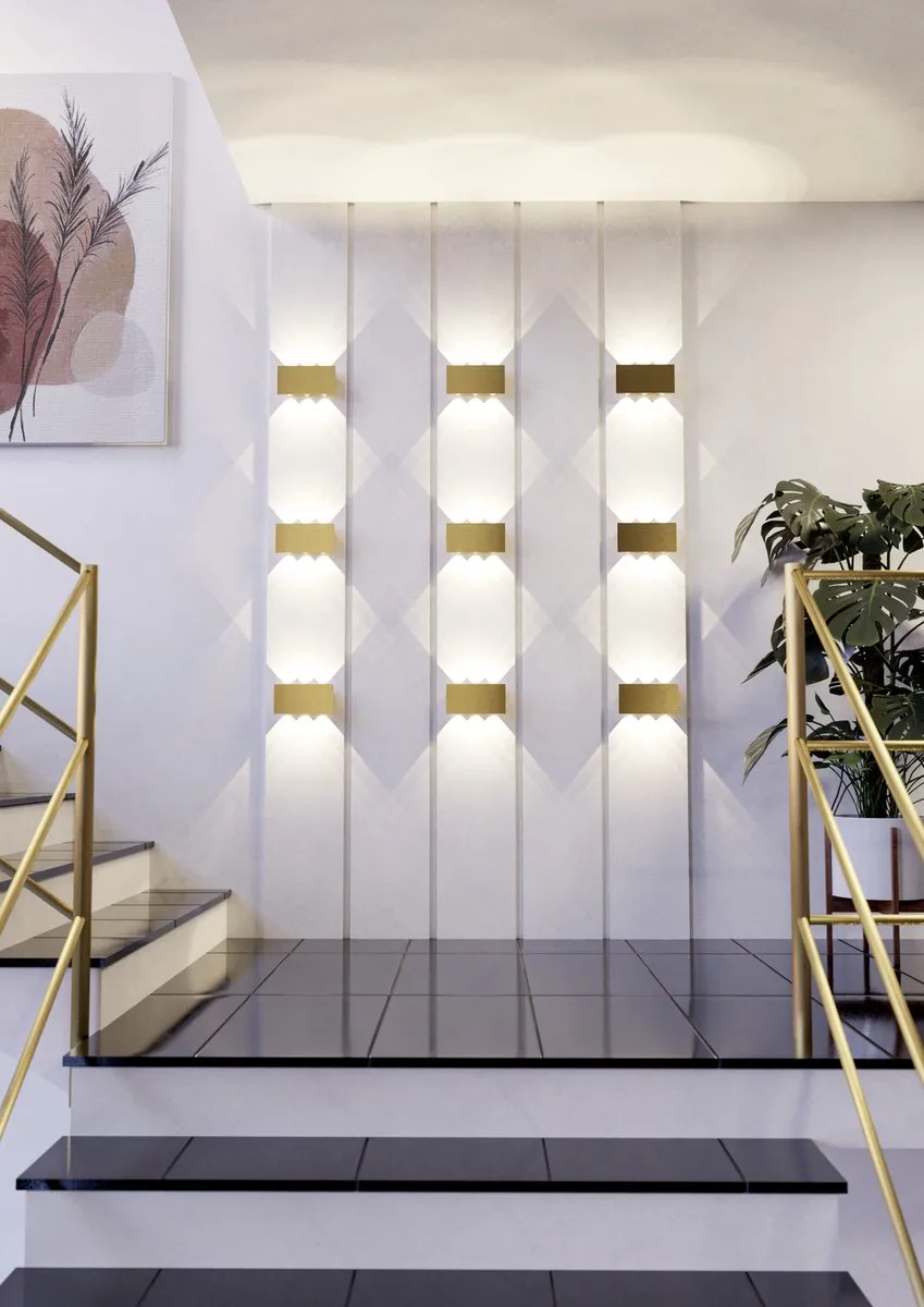 Eglo Talamello Wandlamp LED 20cm - Goud
