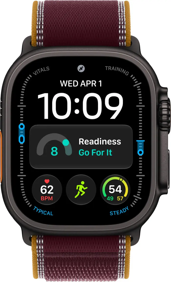Apple Watch Ultra 4 49mm - Zwart titanium - Trail M/L - afbeelding 2 van 6