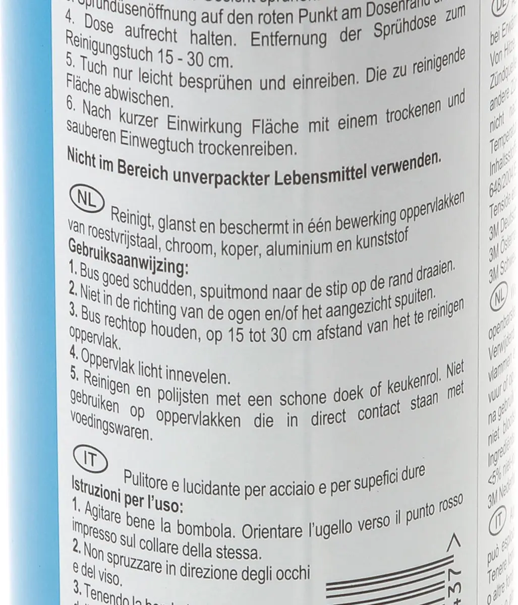 3M RVS Reiniger 600ml