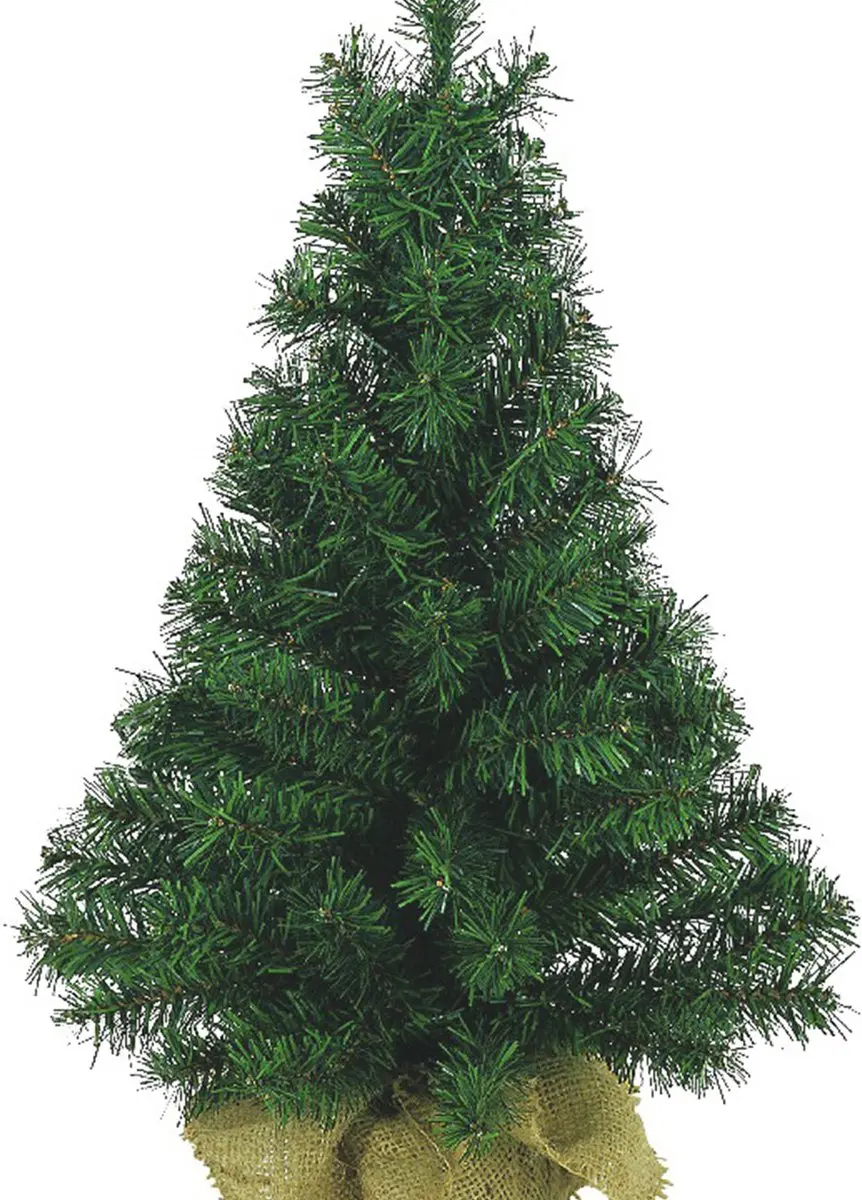 Decoris Everlands Kerstboom Klein - 75cm - Jute Zak