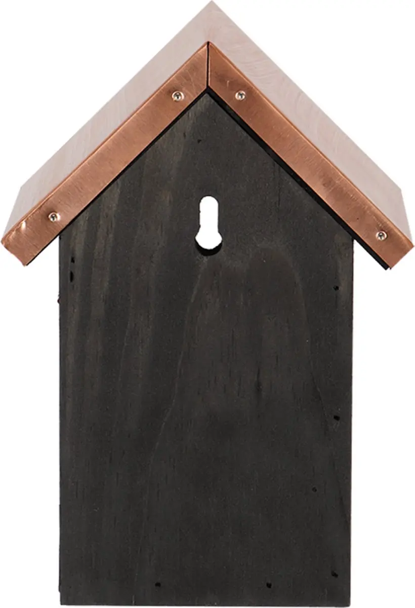 Esschert Design Vogelhuis Winterkoning Nestkast - Zwart koper - afbeelding 4 van 6