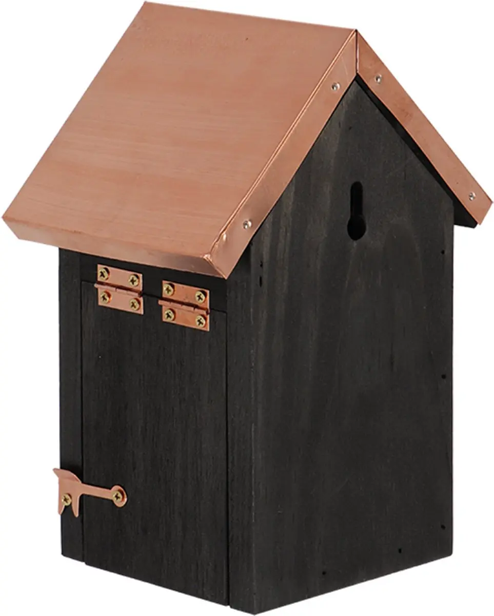 Esschert Design Vogelhuis Winterkoning Nestkast - Zwart koper - afbeelding 2 van 6