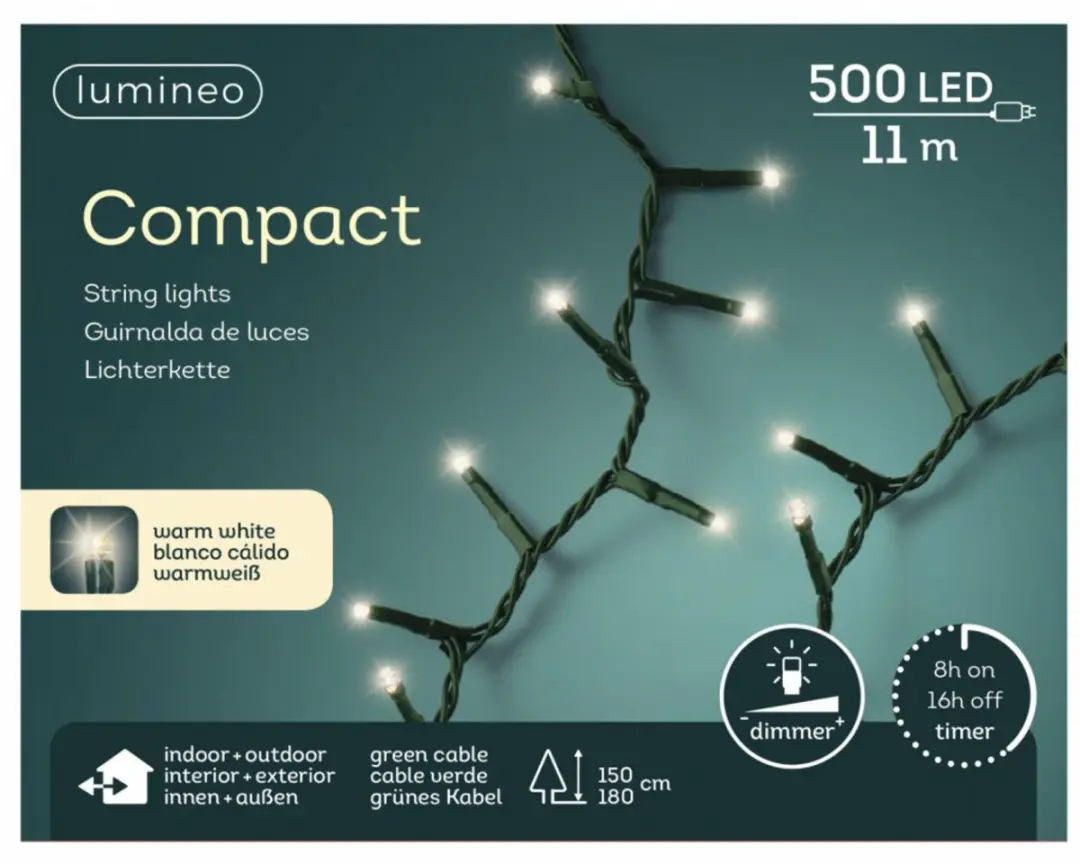 Lumineo LED Rijstlampjes 14m