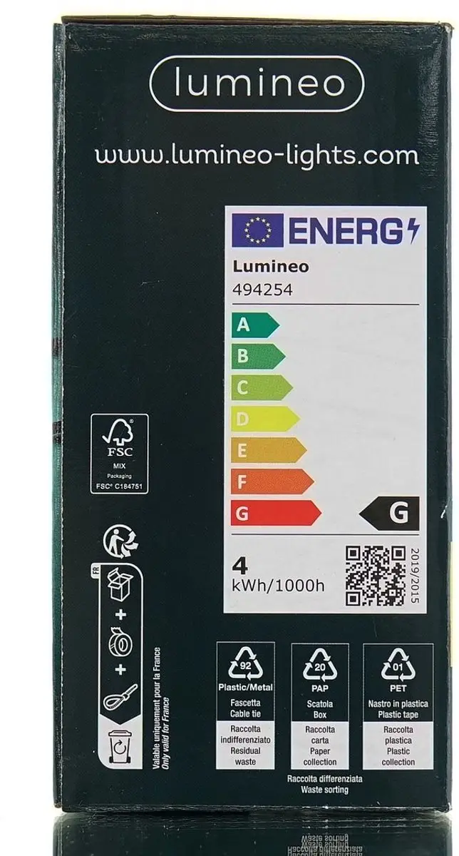 Lumineo LED Kerstverlichting Buiten 18m - 240 LED's Warm Wit 2700K