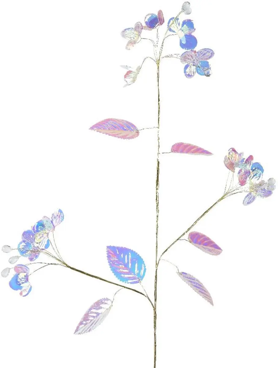 Decoris Kunsttak Iserend Roze Meerkleurig 68cm