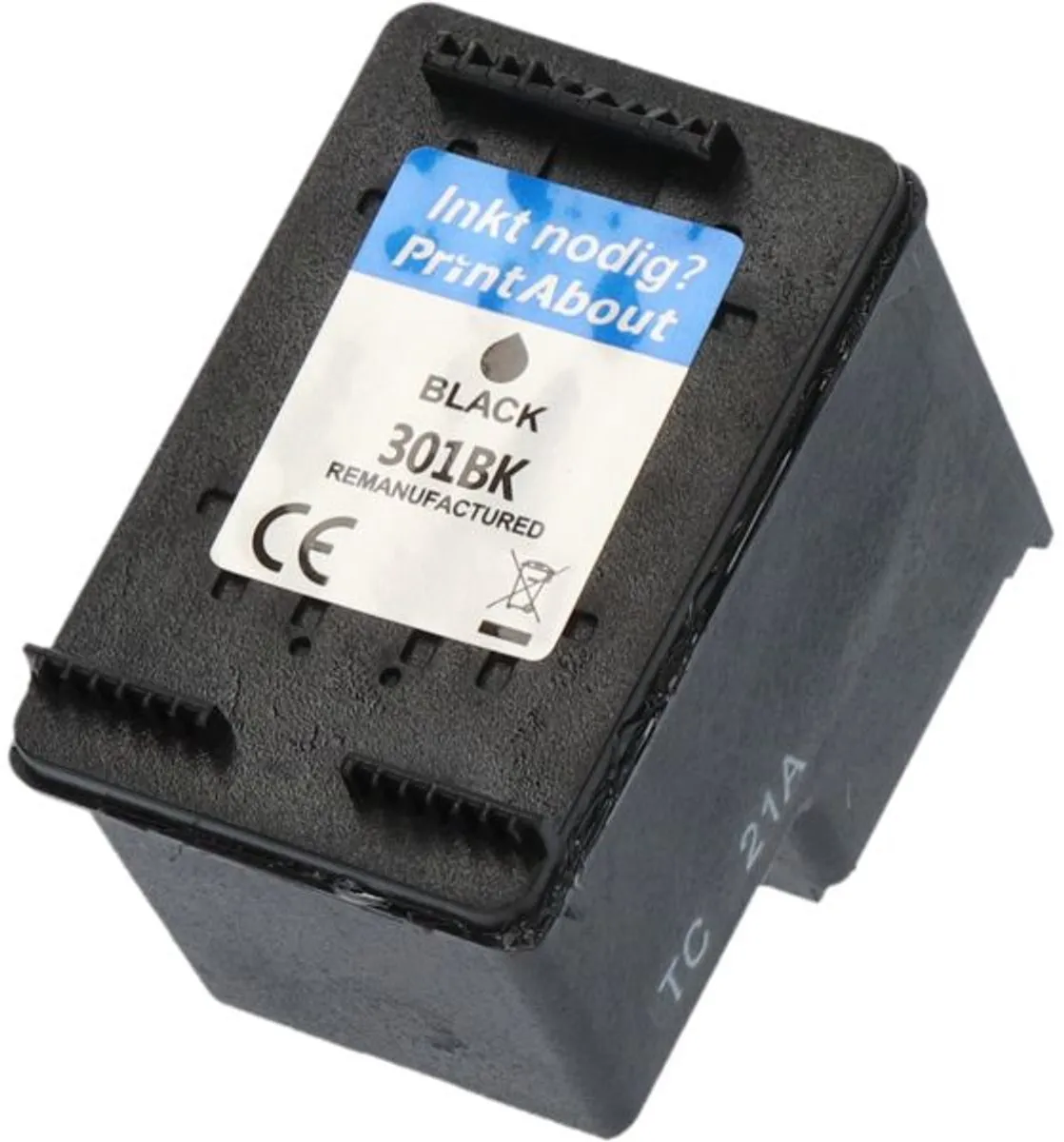 PrintAbout Inktcartridge CH561EE Zwart - 15ml - o.a. HP ENVY 6452