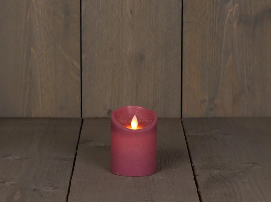 Anna's Collection Stompkaars LED - Antiek Roze - H10cm